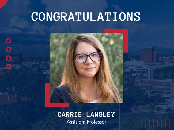 Dr. Carrie Langley receives Gerald J. Swanson Prize for Teaching Excellence