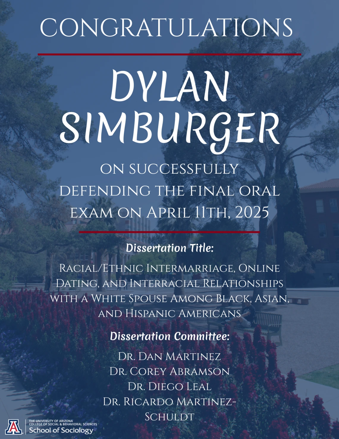 dissertation announcement dylan