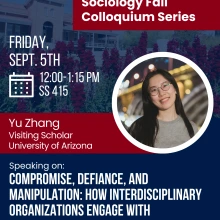 Yu Zhang Colloquium Flyer