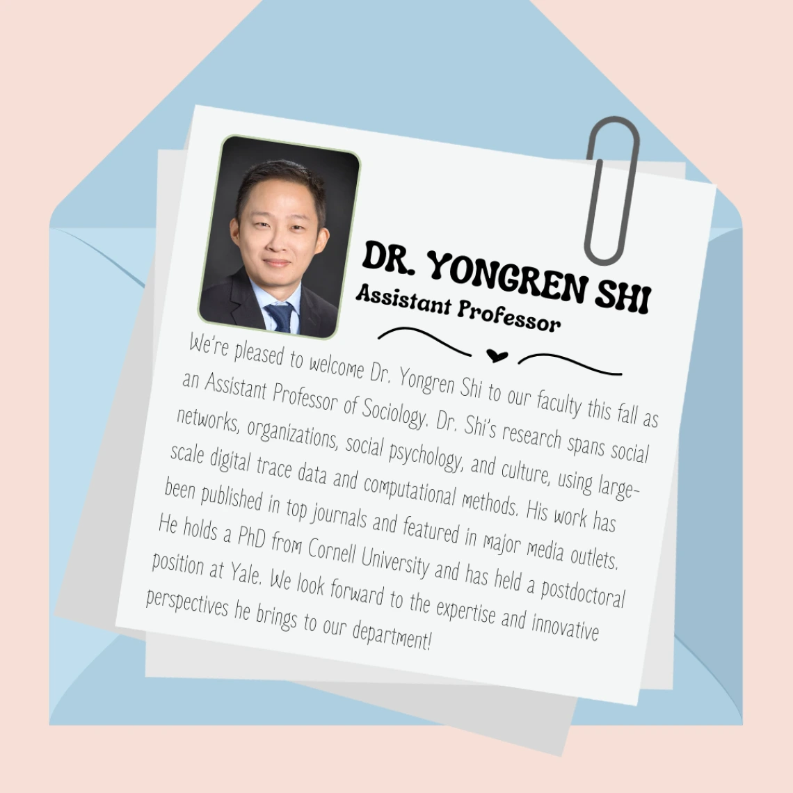 Dr. Yongren Shi short bio